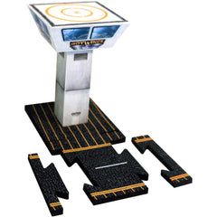 Hot Wings airport accessories scene featuring runways, intersections, and hangars for complete layouts