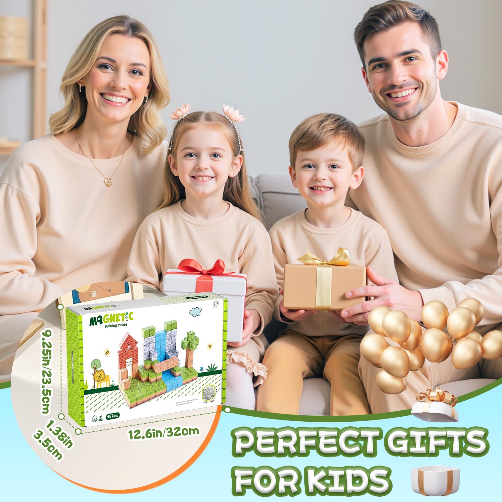 Hotera blocks offer safe family play with tactile appeal and color variety.