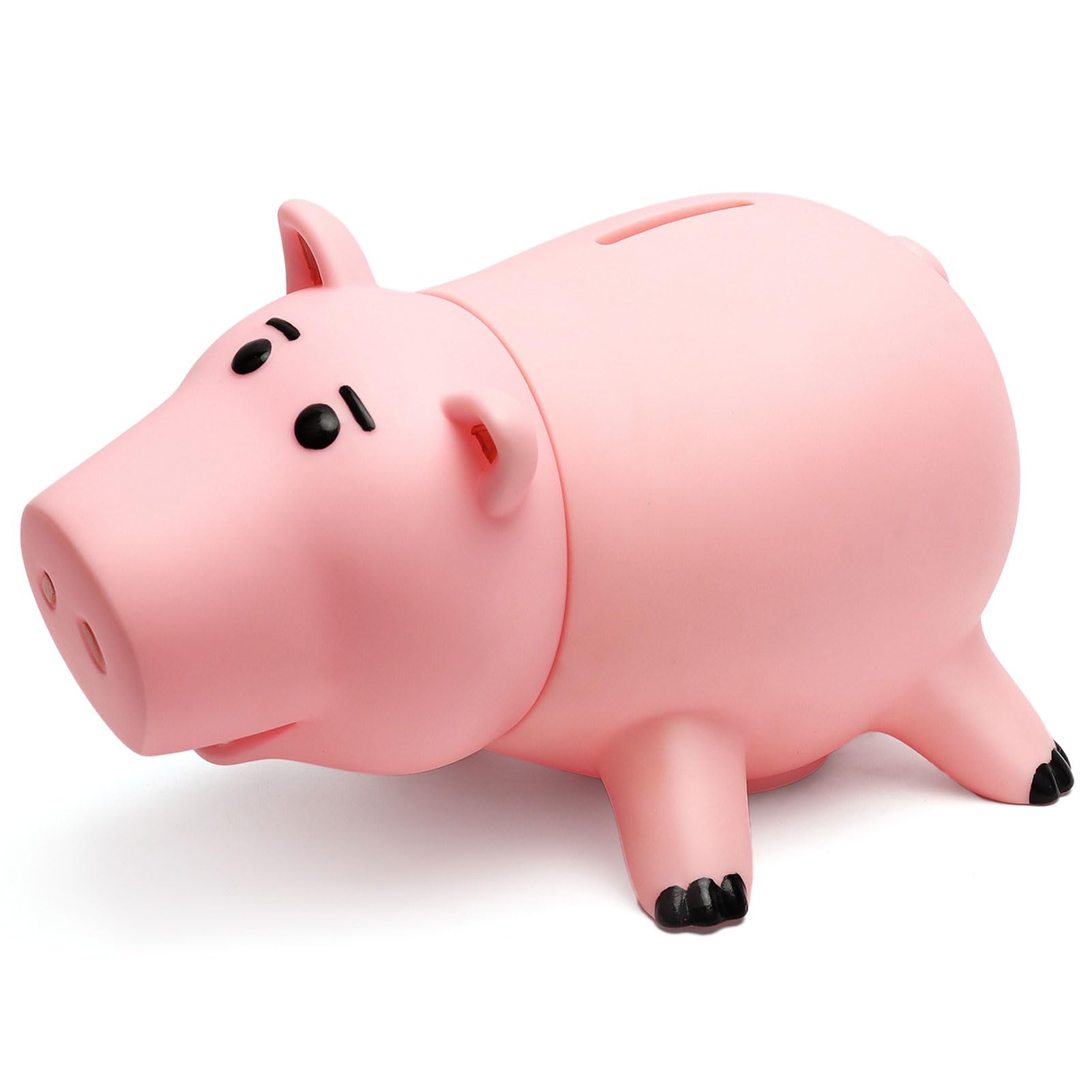HOTFUN piggy bank durable plastic body ready for daily use.