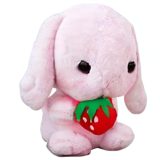 HOUPU bunny ash-white-cake 32cm, striking presence for playrooms or living spaces.