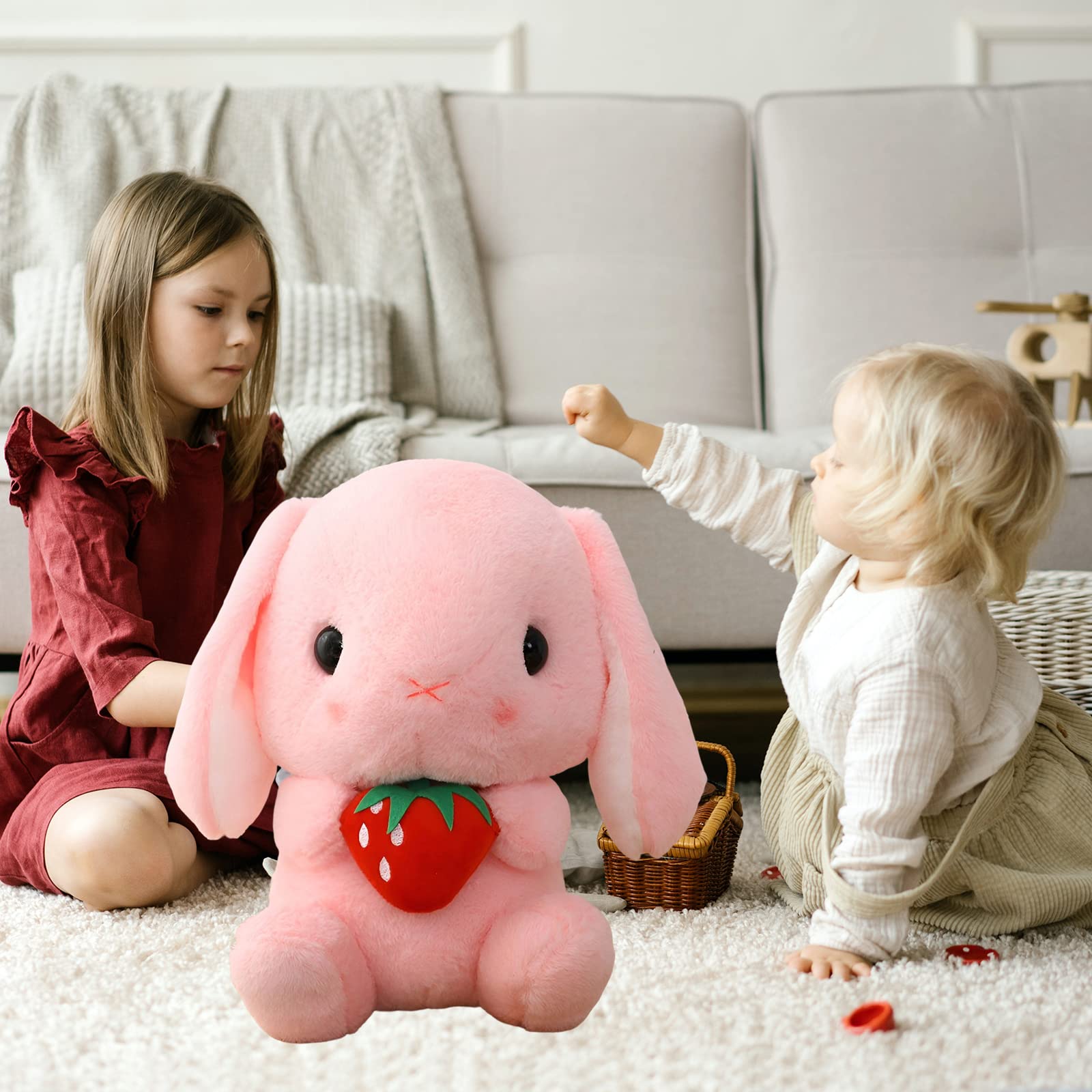 HOUPU bunny gray star 65cm, great for room decor and keep-you-company.