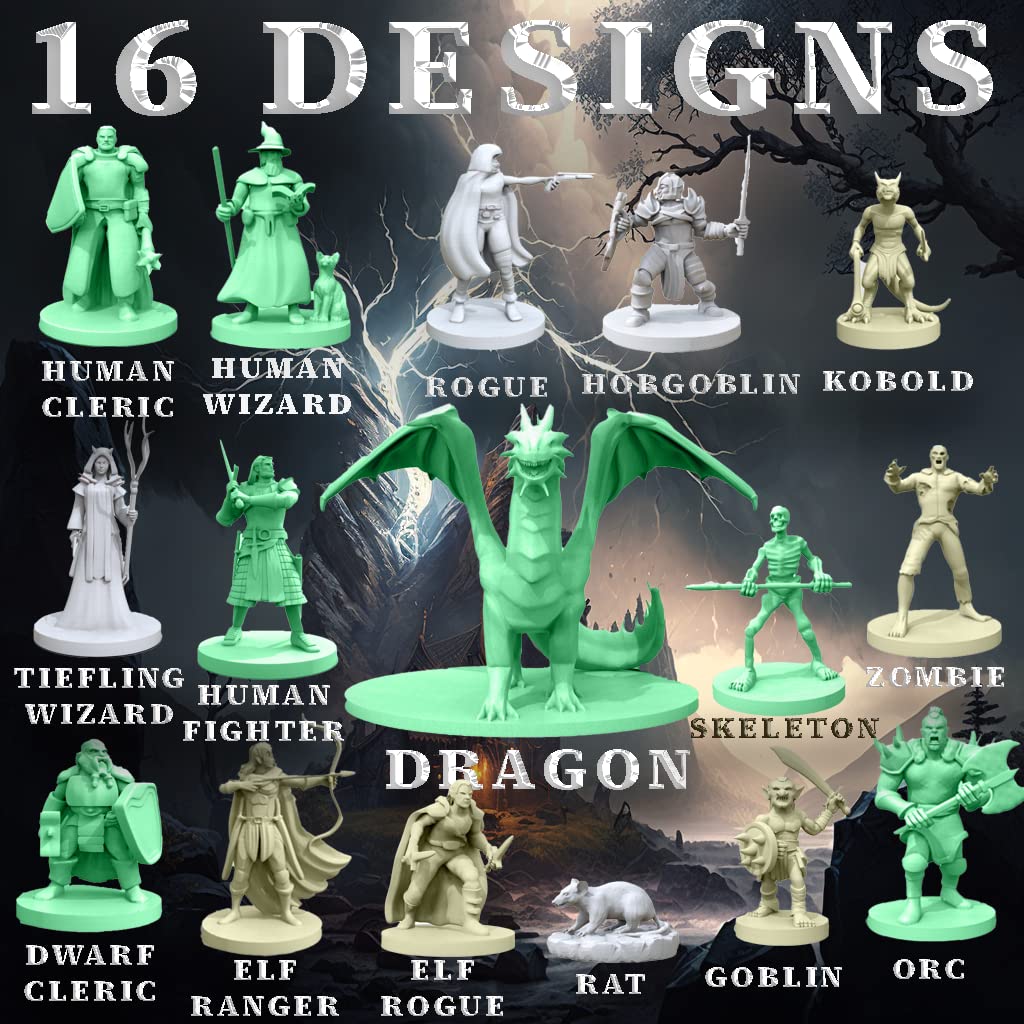 House of Bodian mythical heroes mini figure set—dragon figures for grand boss battles.