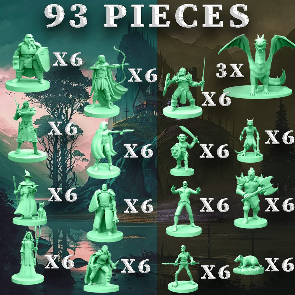 House of Bodian mythical heroes mini figure set—paint-ready minis for quick customization.