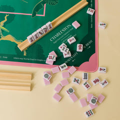 House of Nevrie Mahjong mat 33x33 size for standard tables.