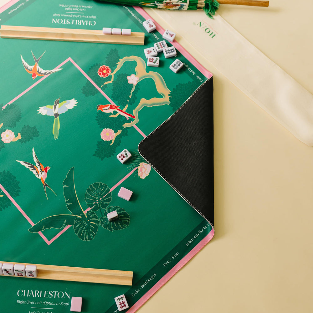 House of Nevrie Mahjong mat luxury design for refined game ambiance.