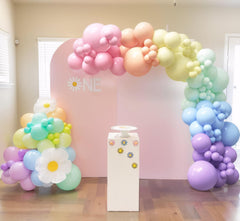 House of Party rainbow theme decor adds color to any venue.