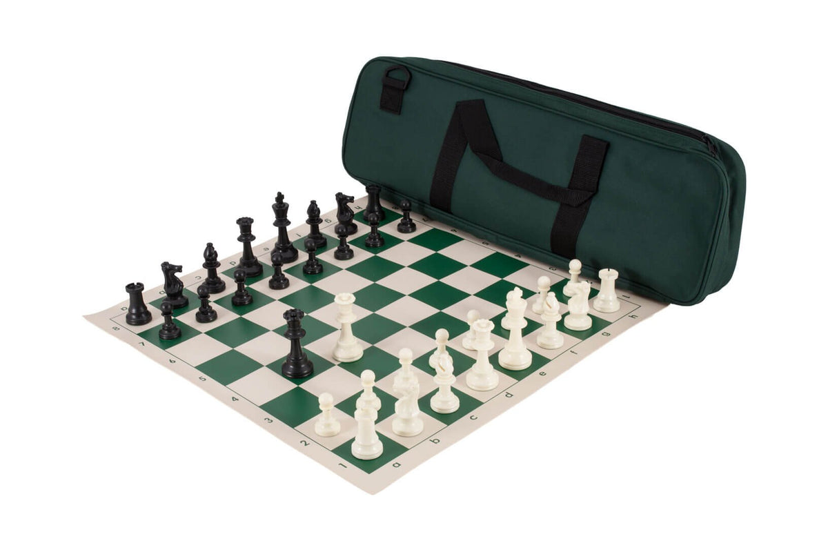The House of Staunton deluxe triple-weighted pieces ready for tournament play