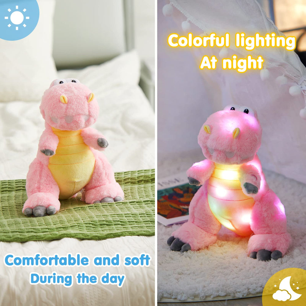 Houwsbaby dinosaur toy features a 30-minute auto-off timer for practicality.