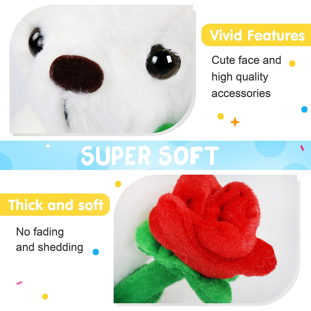 Houwsbaby Glow Teddy Bear soft fabric invites gentle hugs.