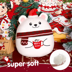 Ultra-soft plush fabric and PP cotton fill deliver a snuggly touch in the Houwsbaby pillow.