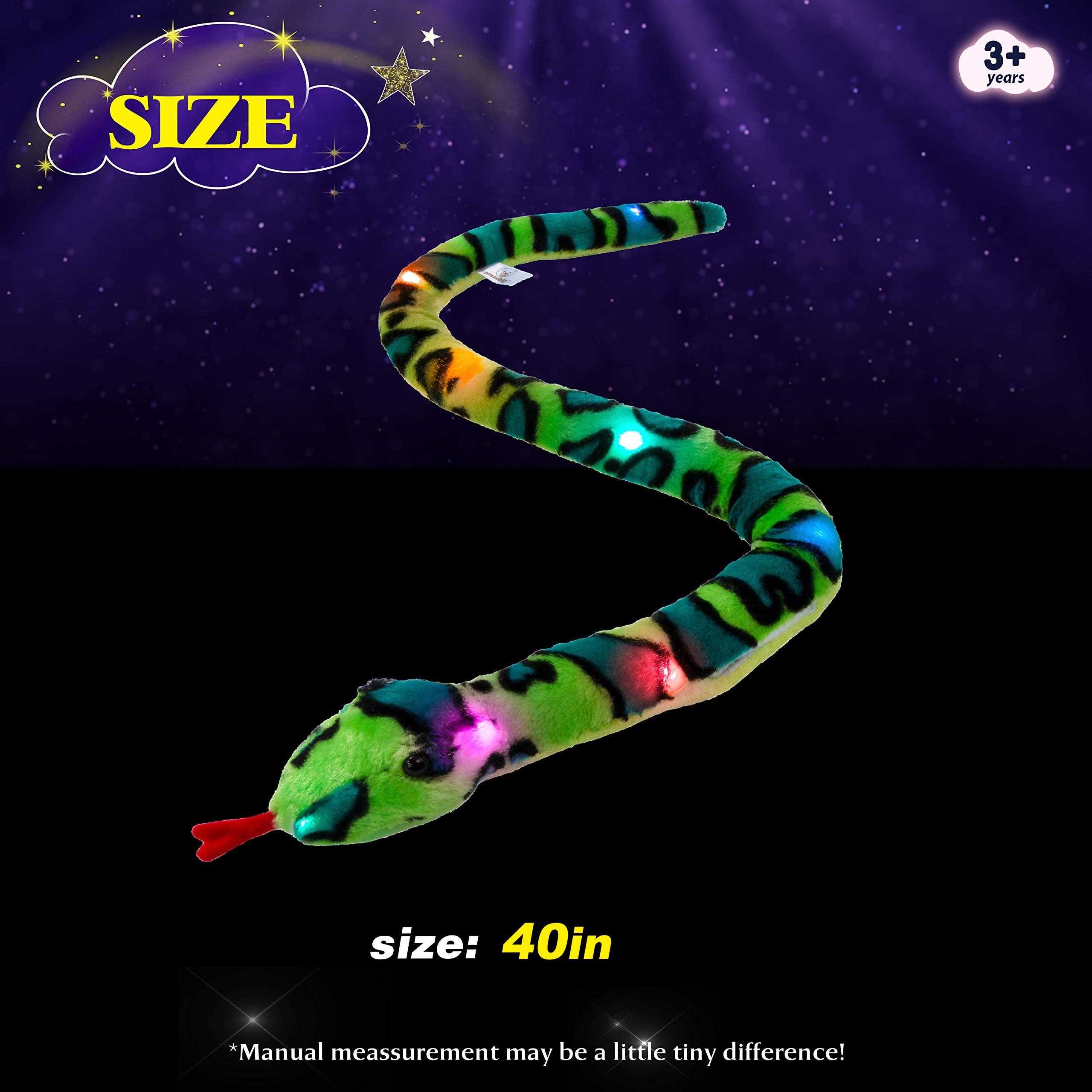 Houwsbaby glow-in-the-dark snake for seasonal fun and pranks.