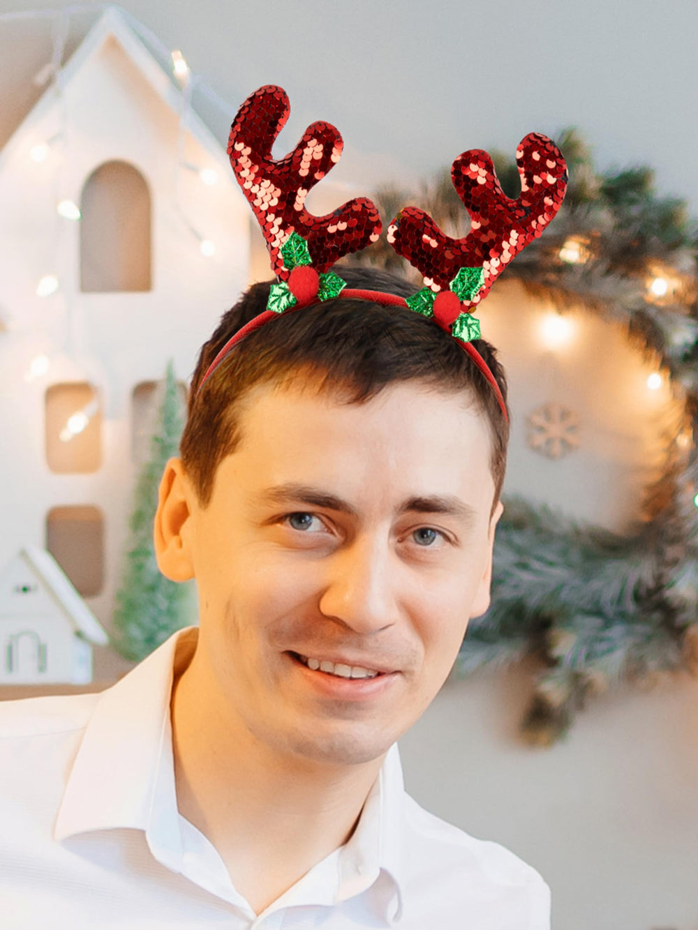 HOVACY hair bow headbands for versatile festive accessories.