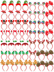 HOVACY Christmas headband Santa for festive photos and parties.