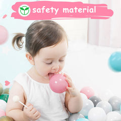 Hovenlay ball pit balls inside a play tent.