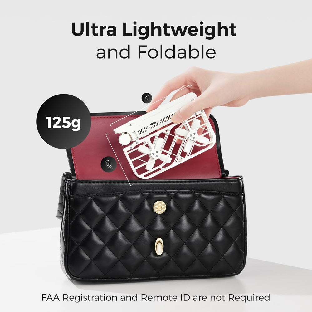 HOVERAir X1 foldable compact design for travel-friendly photography.