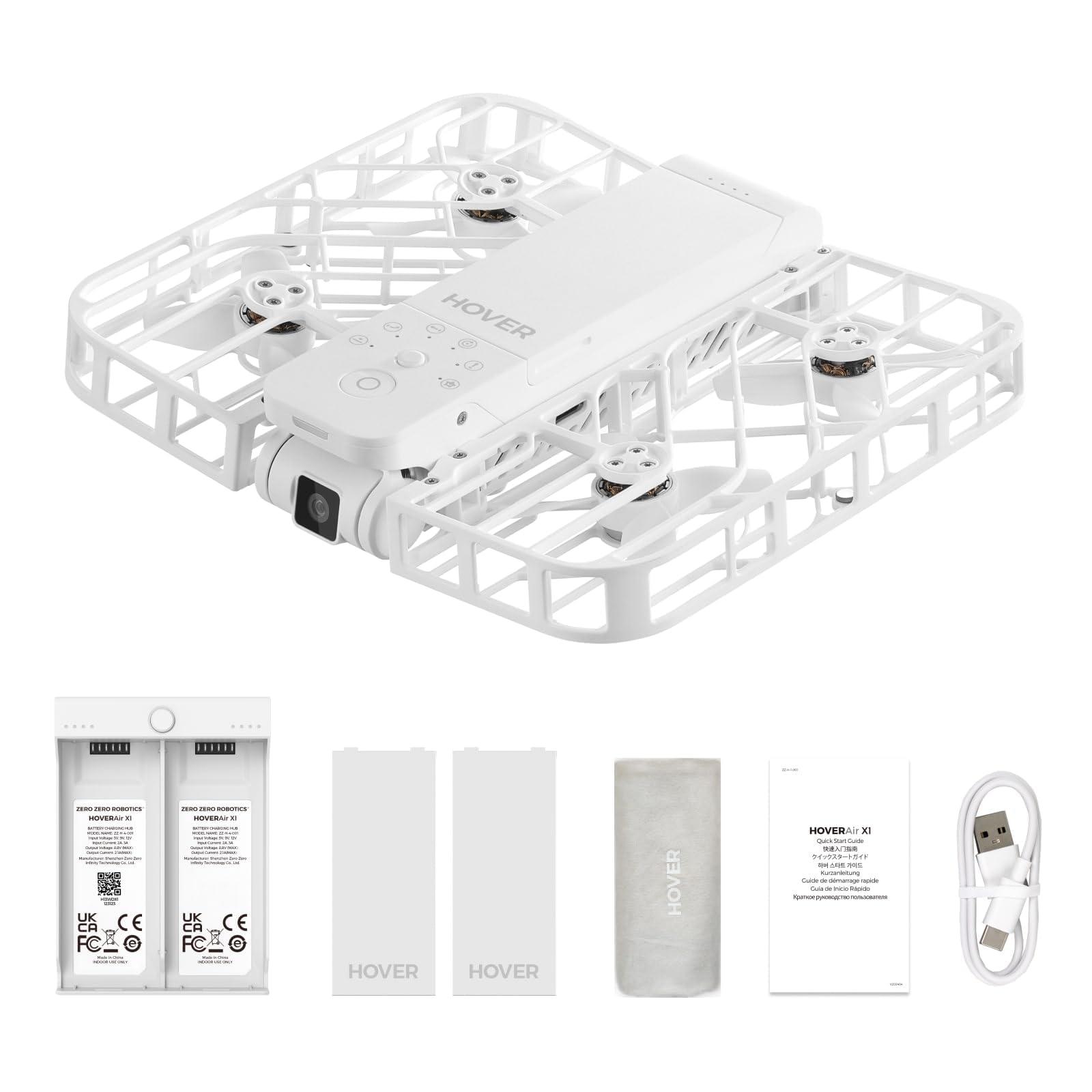 HOVERAir X1 drone palm takeoff for easy setup and quick shots.