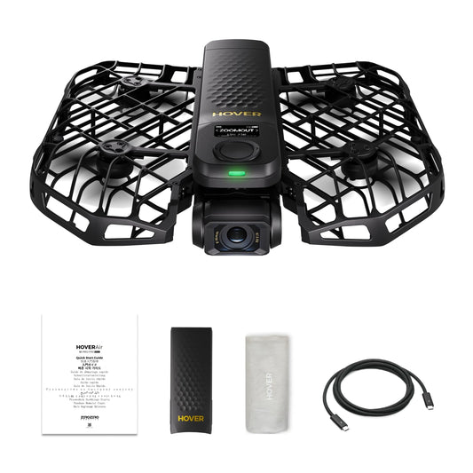 HoverAir X1 Promax folded design for ultra-compact travel.