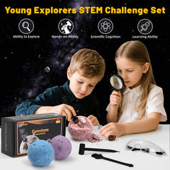 Hovydzz Gemstones Dig Kit immersive space mining adventure fosters curiosity and problem solving.