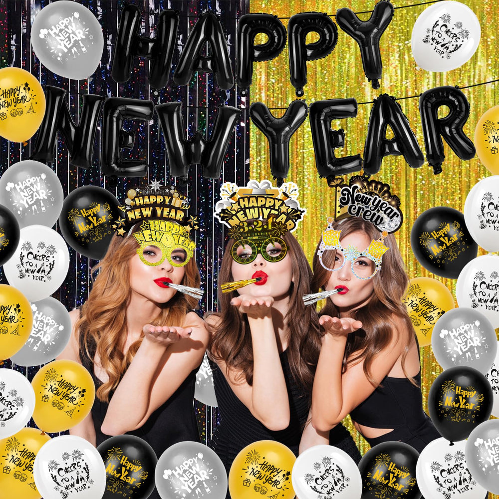HOWAF happy new year blowouts provide fun sounds during the countdown.