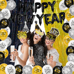 HOWAF happy new year headbands add playful flair to group shots.