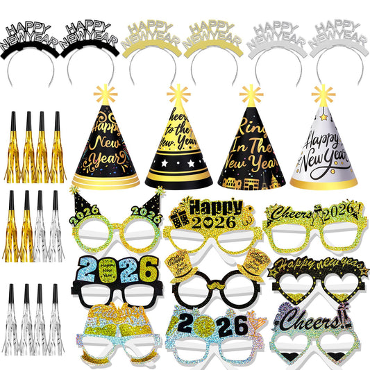 HOWAF headband collection for New Year's Eve, sparkling and comfortable for party photos.