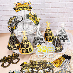 HOWAF New Year gold-silver blowers add festive sound and excitement to the party.