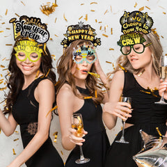 HOWAF New Year photo booth props encourage memorable shots with friends.