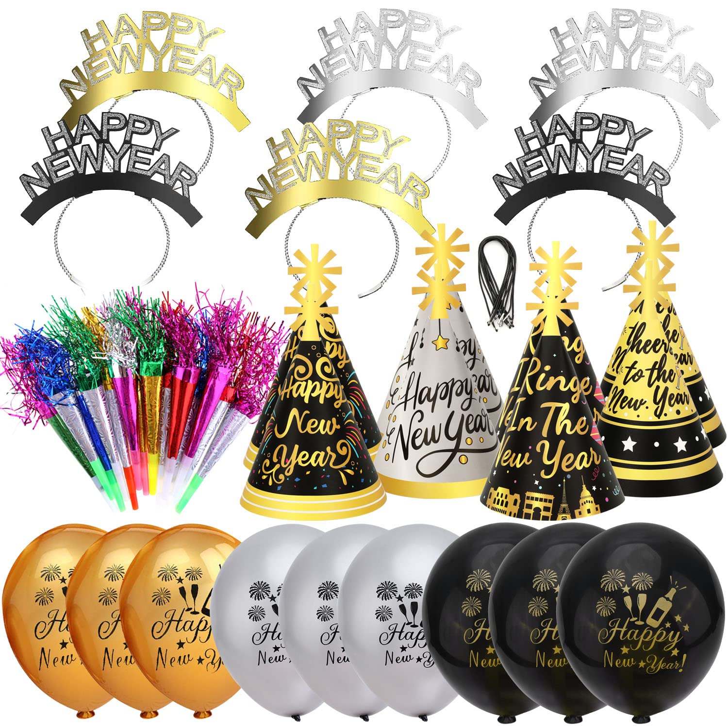 Howaf Happy New Year headband tiara enhances festive photos