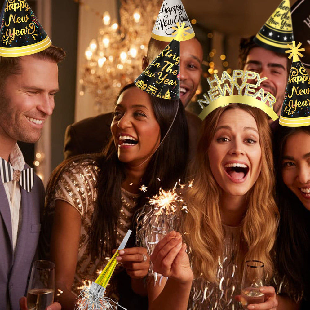 Howaf party props worn by guests enhance photo memories