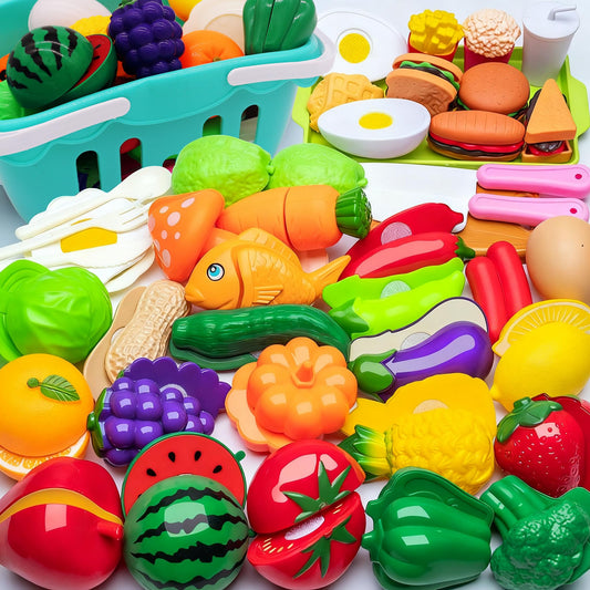 HOXBUR pineapple pretend play toy boosts imagination and color recognition.