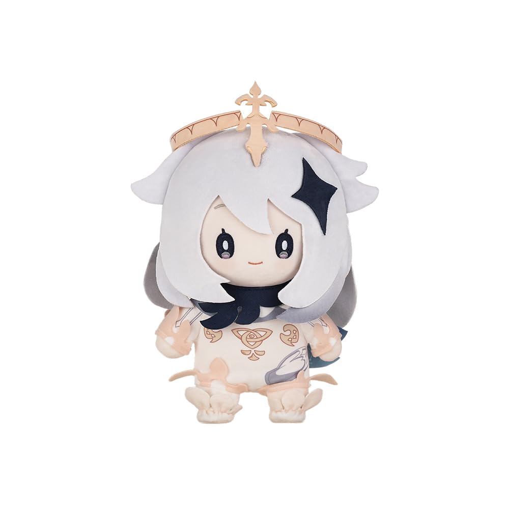 Hoyoverse Genshin Paimon plush face close-up, ultra-soft cuddle material for fans