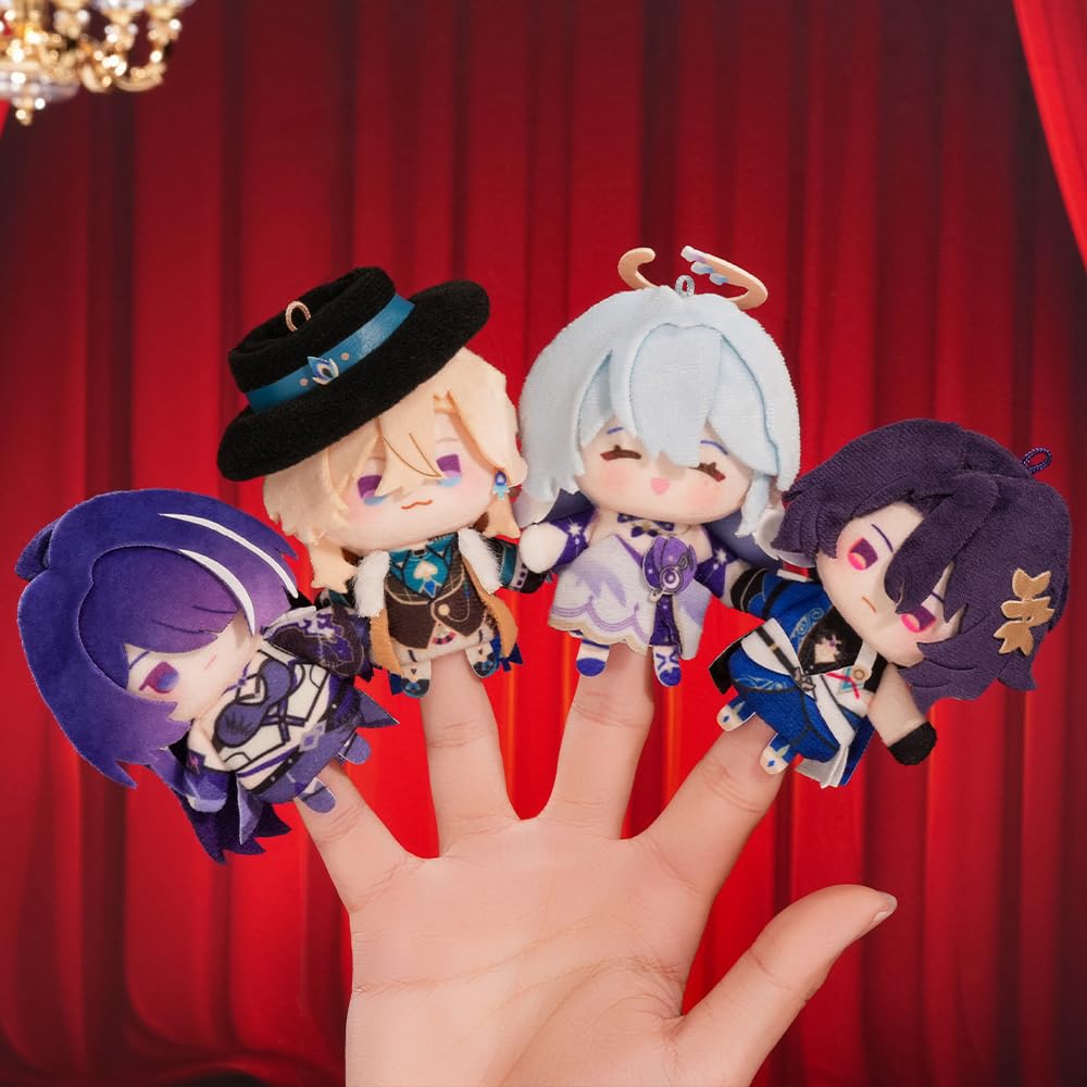 HOYOVERSE Honkai Star Rail Robin plush fabric shows soft texture for gentle play.