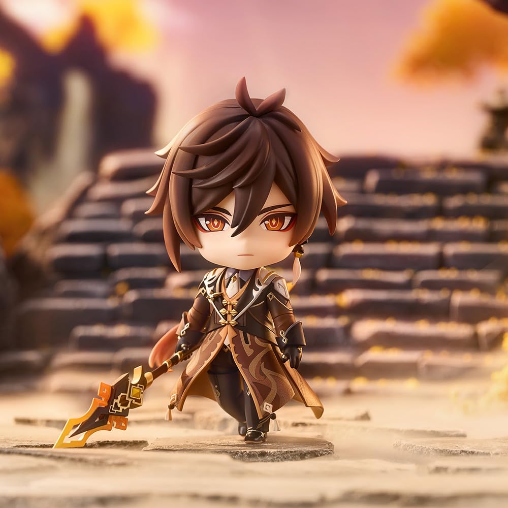 HOYOVERSE Zhongli Nendoroid accessories enable customizing display.