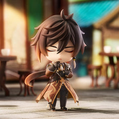 HOYOVERSE Zhongli Nendoroid gift-ready presentation.