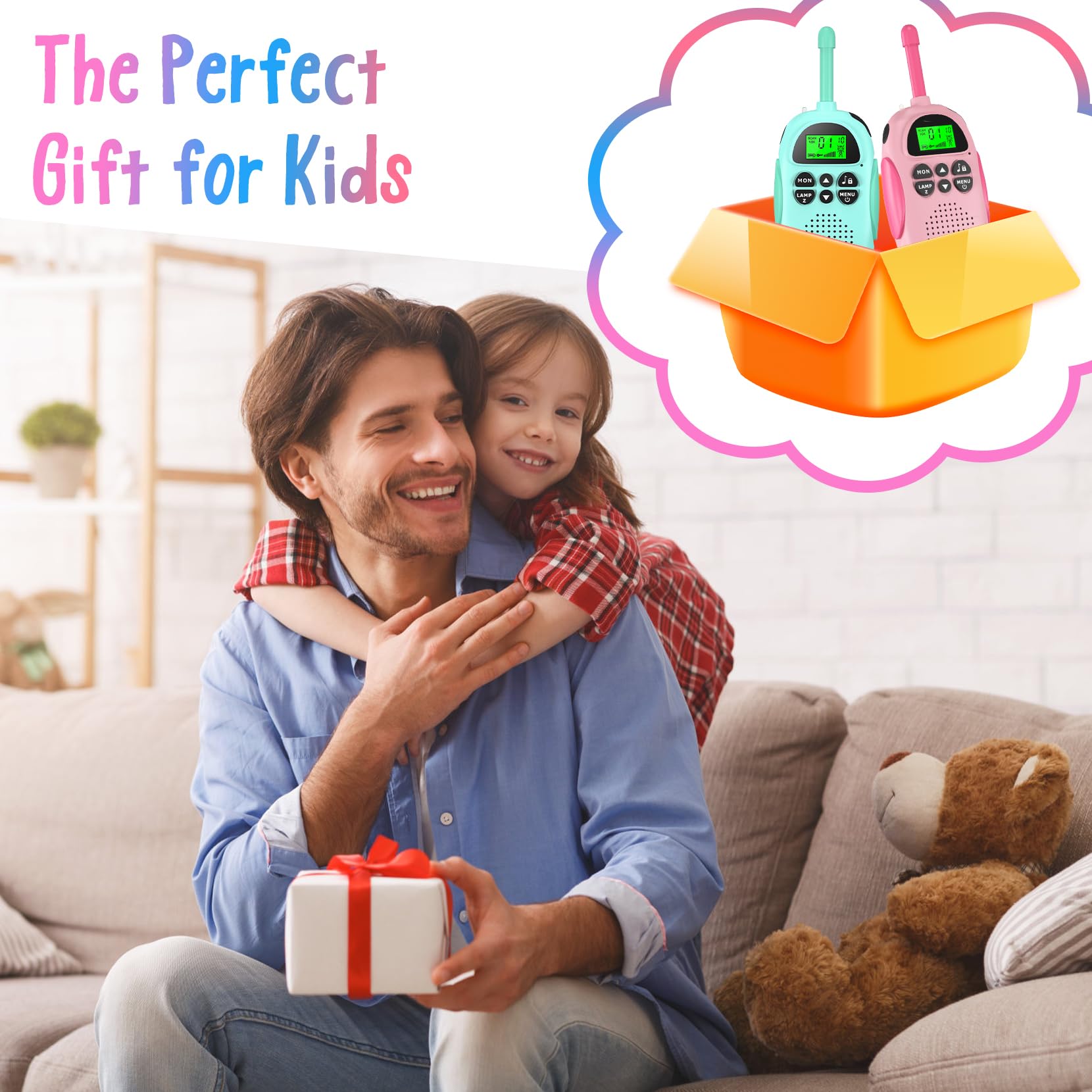 HPROMOT family-use walkie talkies enhance hikes and camping with reliable communication
