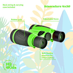 HQ 4KIDS LED flashlight for dusk adventures and safe nighttime exploring