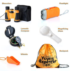 HQ 4KIDS compass helps young hikers read maps and find directions.
