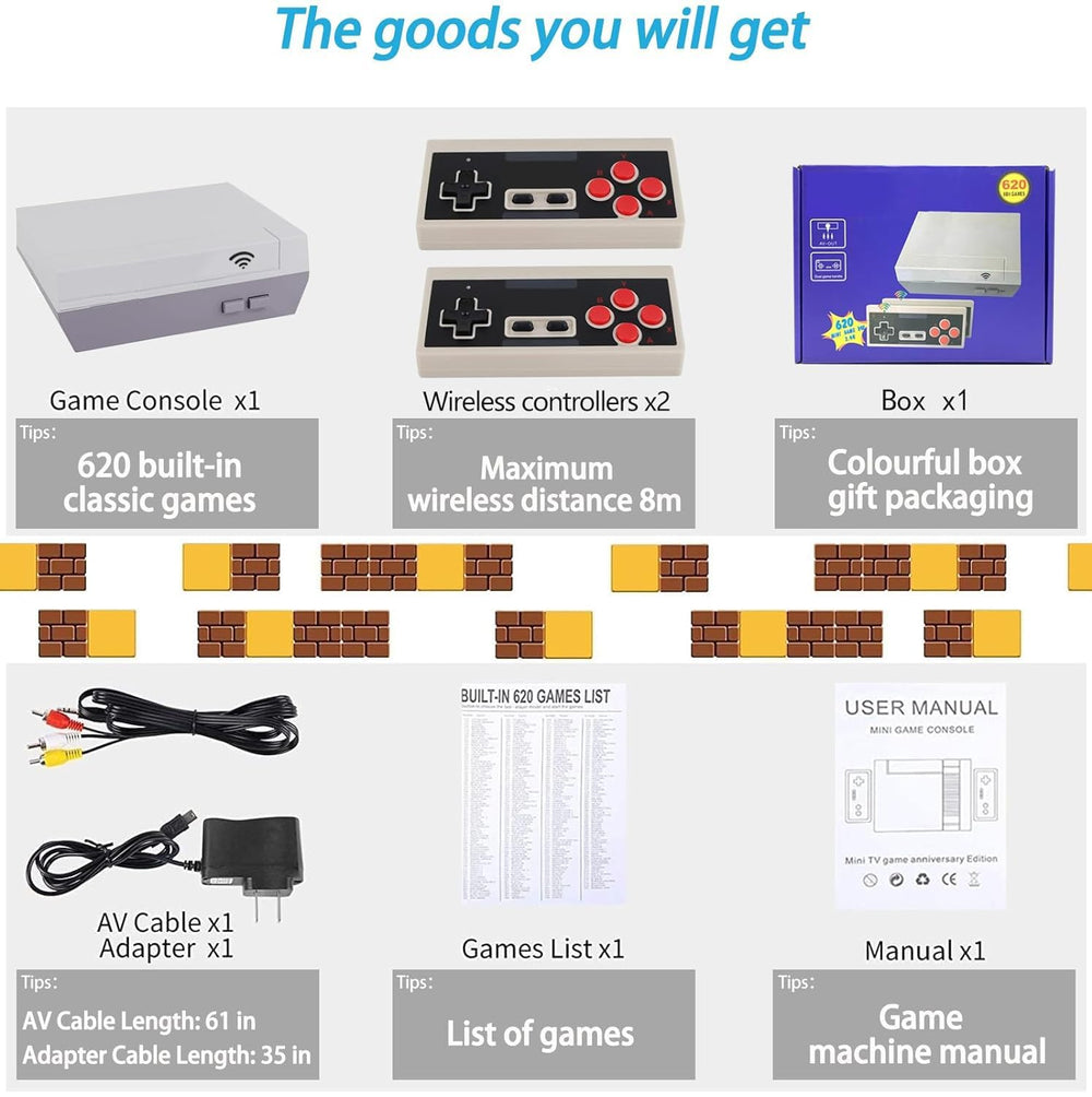 HQeeun 2026 Upgrade family game night, compact console in living room.