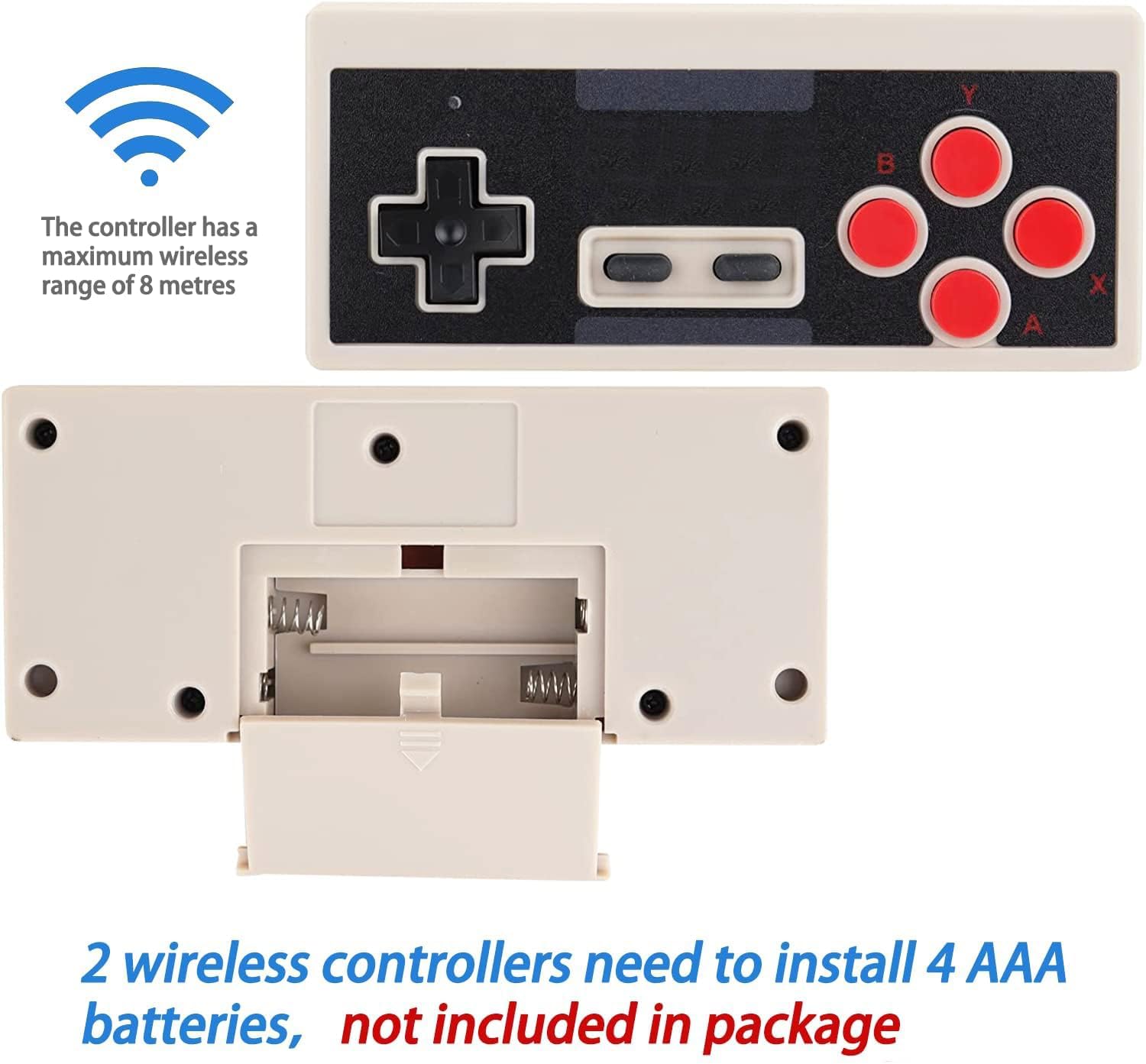 HQeeun 2026 Upgrade plug-and-play setup, quick and easy to start gaming.