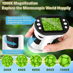 HQGZQL 2-inch LED screen provides clear, eye-friendly real-time observations.