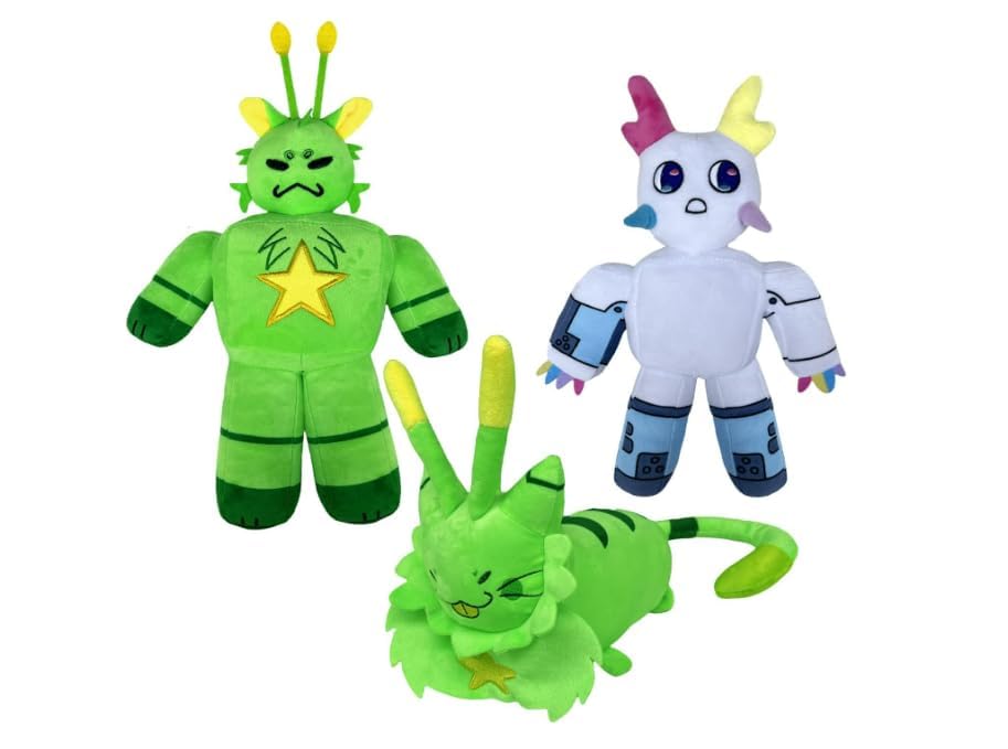 HQRYSH Gnarpy plush green, suitable for ages 3 and up.