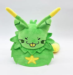 HQRYSH Gnarpy plush on shelf, green, perfect gift display piece.