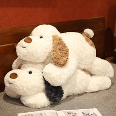 Hronsa cuddly dog plush hugging pillow for comfort and sleep.