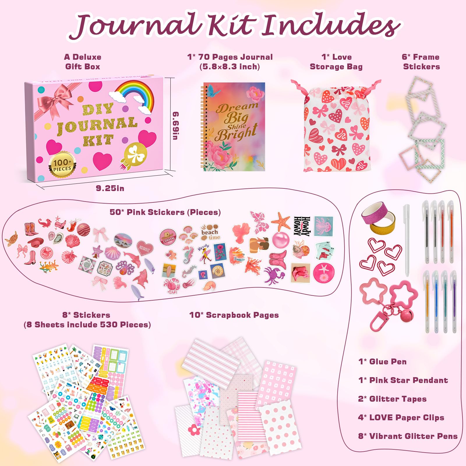 HRPHRP sticker assortment for diary decoration and personalized crafts.