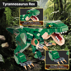 HSANHE dinosaurs with movable joints for dynamic pretend play
