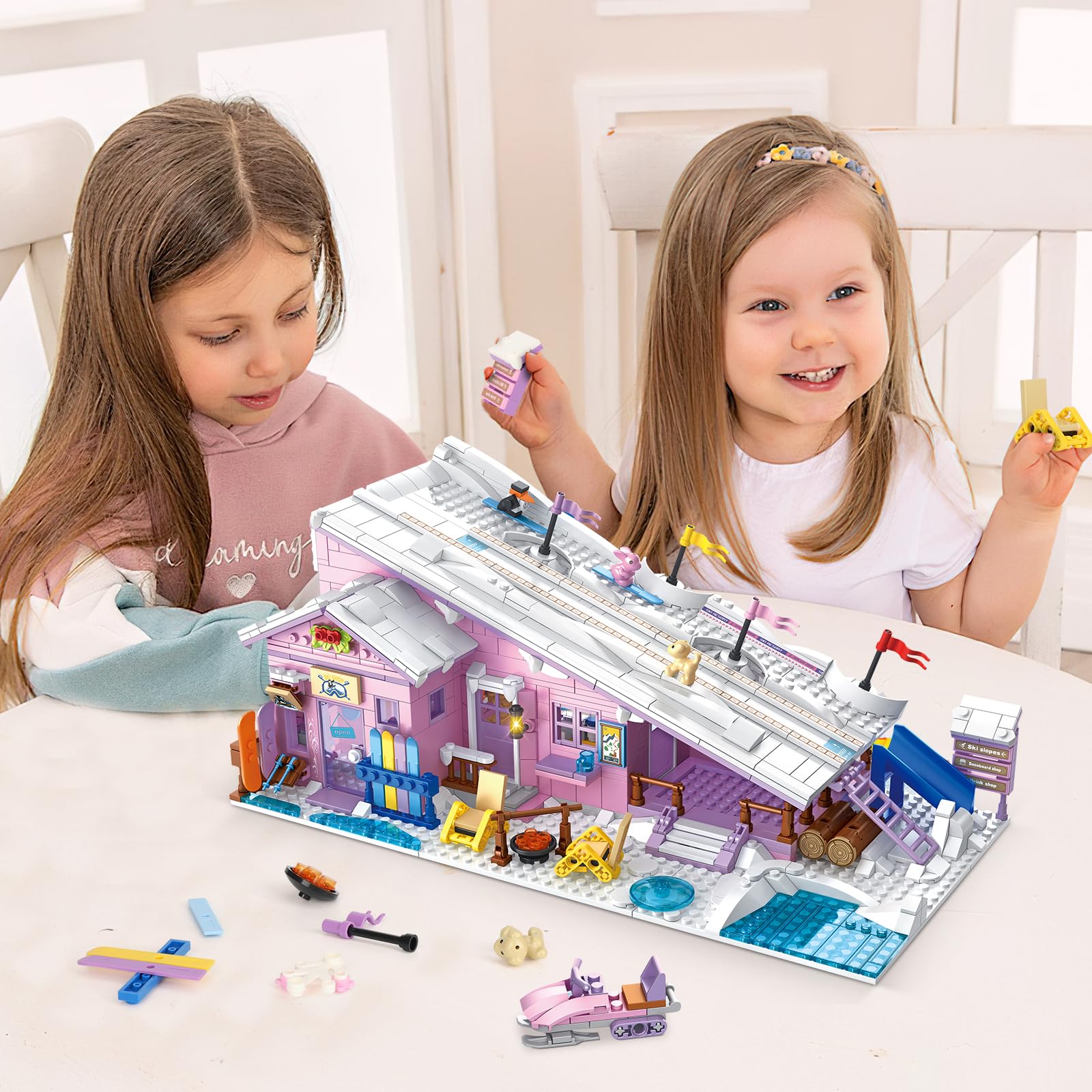 HSANHE instruction book with step-by-step visuals ensures easy assembly.