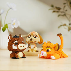 HSANHE Meerkat model brick set perfect for shelf decoration