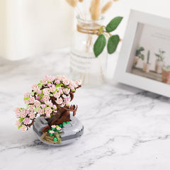 HSANHE Bonsai bricks on display as a charming office accent.