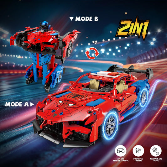 HSANHE robot mode transformation showcasing build versatility.