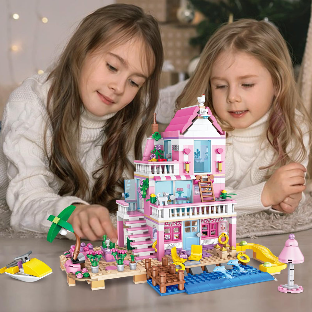 HSANHE seaside villa boat play accessory fuels seaside adventures for kids.